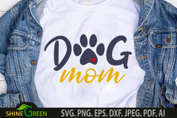 Dog Mom Heart Paw Mothers Day Graphics and Crafts Review