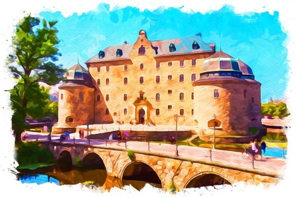 Örebro Sweden Exquisite Watercolor Illustrations Review