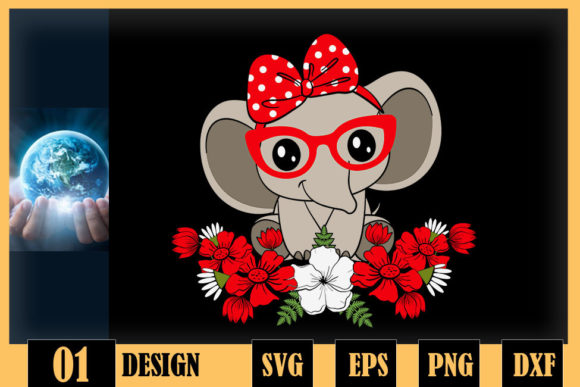 Save the Elephants Mom Red Bow Graphics and Crafts Review