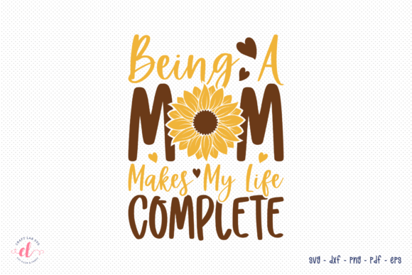 Sunflower SVG Cut File - Being a Mom Graphics and Crafts